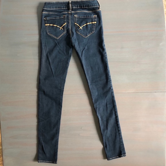 Bullhead Dark Wash Skinny Jeans - 1 - Picture 2 of 6